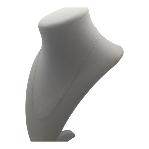 14KT Solid Gold Singapore.08mm Necklace - Picture 3 of 6